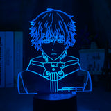 Lampe 3D Tokyo Ghoul Ken Kaneki bleu