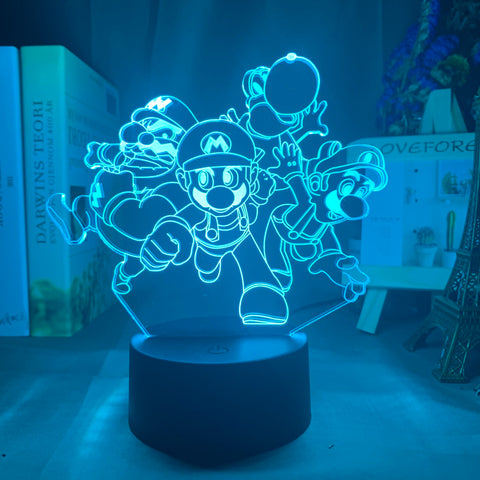 lampe Super Mario Bros et Yoshi