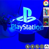 Lampe 3D Logo PS5 bleu