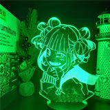 Lampe 3D My Hero Academia Himiko Toga vert