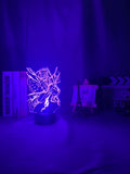 Lampe 3D Demon Slayer Tomioka violet