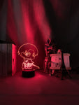 Lampe 3D Attaque Des Titans Levi Mignon Rouge