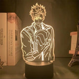 Lampe 3D Haikyu Tetsurou Kuroo blanc