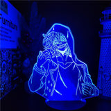 Lampe 3D My Hero Academia Tomura bleu